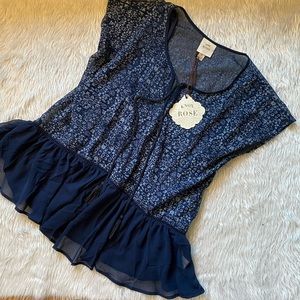 Knox Rose Peasant Top